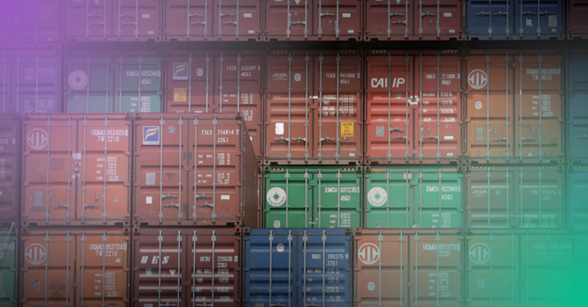 An image of containers indicating dockerization
